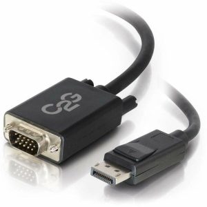 C2G 15ft (4.6m) DisplayPort Male to VGA Male Active Adapter Cable - Black