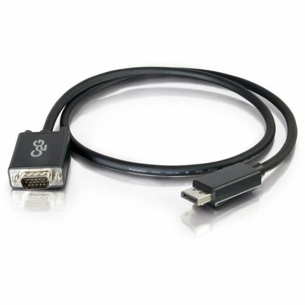 C2G 15ft (4.6m) DisplayPort Male to VGA Male Active Adapter Cable - Black - Image 4