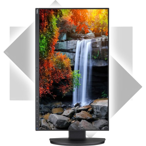 NEC Display MultiSync EA242F-BK 24" Class Full HD LCD Monitor - 16:9 - Black - Image 3