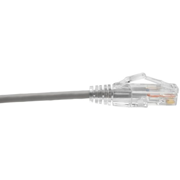Eaton Tripp Lite Series Cat6 Gigabit Snagless Slim UTP Ethernet Cable (RJ45 M/M), PoE, Gray, 1 ft. (0.31 m) - Image 4