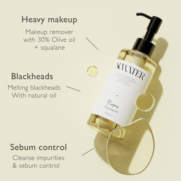 No Pore Cleansing Oil | Makeup Cleansing Oil | Pore Cleansing Blackheads Removal | Olive Oil Tea Tree Squalane | Korean Skin Care for face (6.76 fl.oz) - Image 6