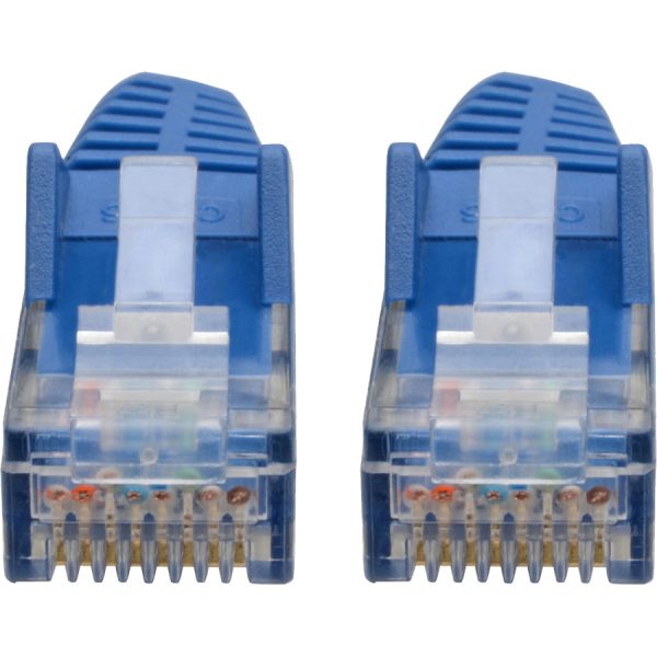 Eaton Tripp Lite Series Cat6 Gigabit Snagless Molded (UTP) Ethernet Cable (RJ45 M/M), PoE, Blue, 6-in. (15.24 cm) - Image 3