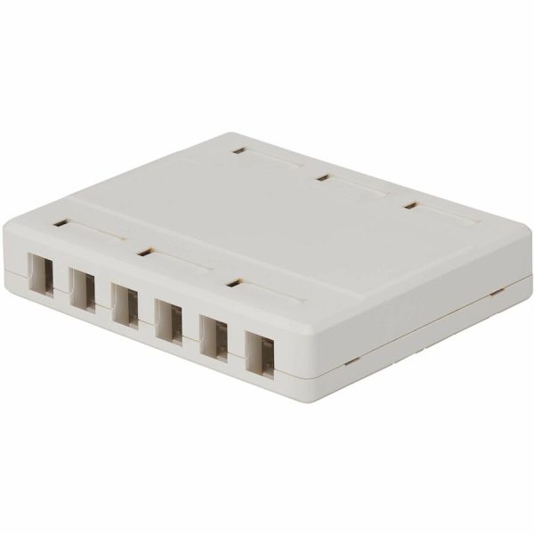 Eaton Tripp Lite Series Surface-Mount Box for Keystone Jacks - 12 Ports, White, TAA - Image 5