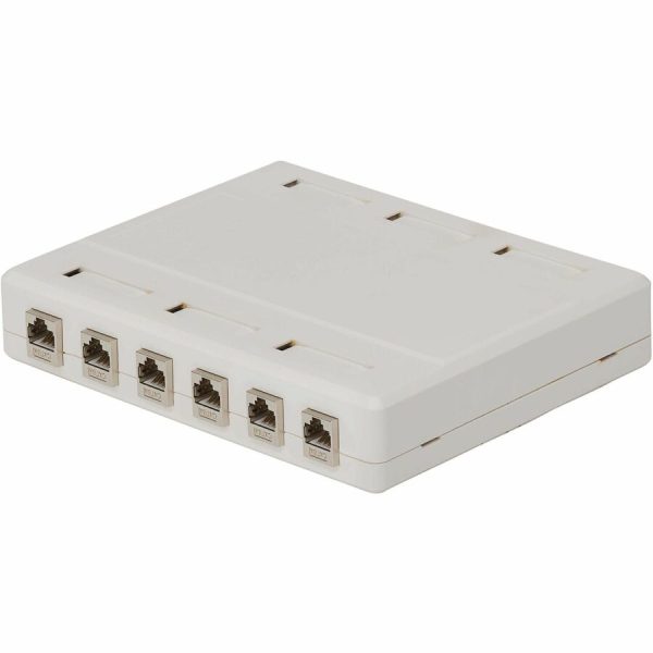 Eaton Tripp Lite Series Surface-Mount Box for Keystone Jacks - 12 Ports, White, TAA - Image 6