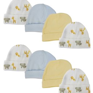 Baby Boys Caps (pack Of 8) Nc_0371