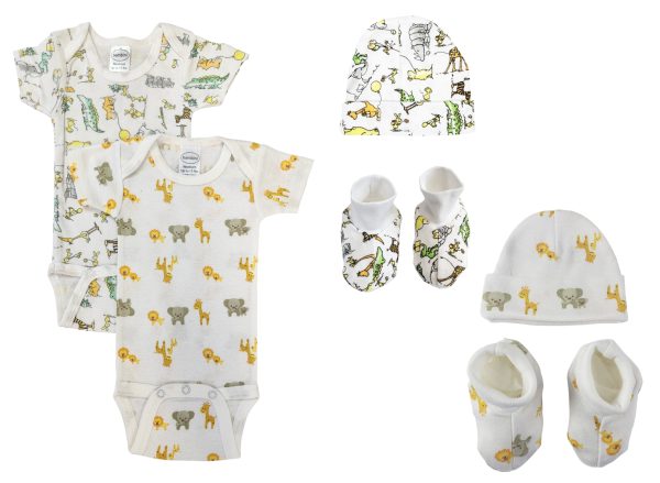 Unisex Newborn Baby 6 Pc  Sets Nc_0575