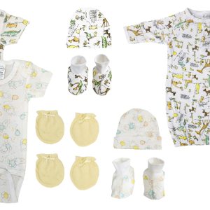 Unisex Newborn Baby 9 Pc  Sets Nc_0652