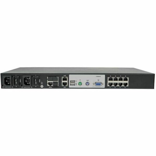 Eaton Tripp Lite Series 8-Port Cat5 KVM over IP Switch with Virtual Media - 1 Local & 1 Remote User, 1U Rack-Mount, TAA - Image 3