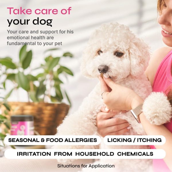 Dog Allergy Relief Chews   Dog Itching Skin Relief   Anti Itch for Dogs   Dog Itch Relief Chews   Hot Spot Treatment   Seasonal Allergy Support Supplements   Allergy Chews   Allergy Immune Treats - Image 4