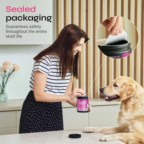 Dog Allergy Relief Chews   Dog Itching Skin Relief   Anti Itch for Dogs   Dog Itch Relief Chews   Hot Spot Treatment   Seasonal Allergy Support Supplements   Allergy Chews   Allergy Immune Treats - Image 5