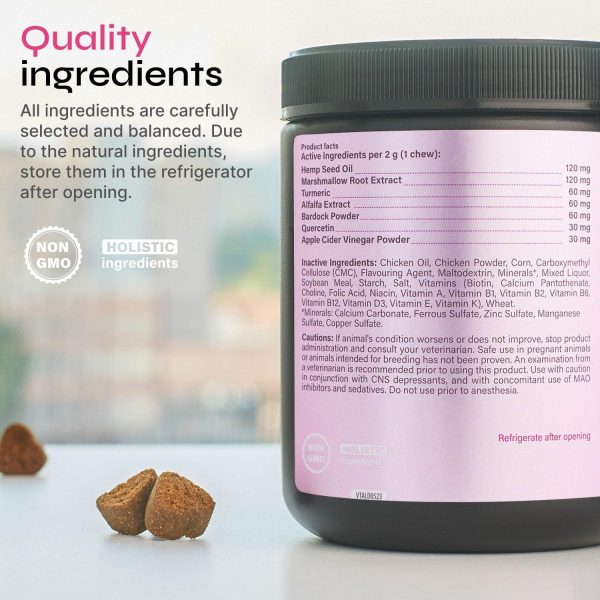 Dog Allergy Relief Chews   Dog Itching Skin Relief   Anti Itch for Dogs   Dog Itch Relief Chews   Hot Spot Treatment   Seasonal Allergy Support Supplements   Allergy Chews   Allergy Immune Treats - Image 6