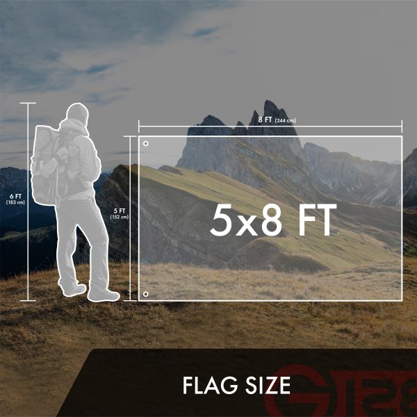 USA American Flag 5x8FT 2-Pack Embroidered Polyester By G128 - Image 9
