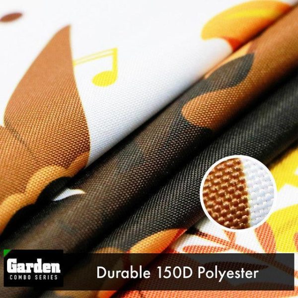 G128 Combo Pack: Garden Flag Stand Black 36x16 Inch & Garden Flag Pilgrim Turkey with Pumpkin 12x18 Inch - Image 6