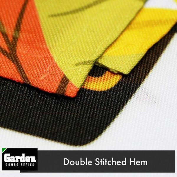 G128 Combo Pack: Garden Flag Stand Black 36x16 Inch & Garden Flag Pilgrim Turkey with Pumpkin 12x18 Inch - Image 7