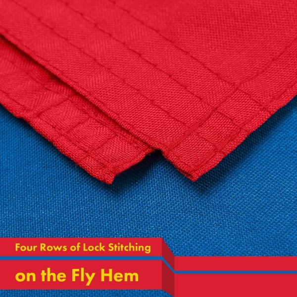 G128 Combo Pack: American USA Flag 3x5 Ft & Mongolia Mongolian Flag 3x5 Ft | Both LiteWeave Pro Series Printed 150D Polyester, Brass Grommets - Image 5