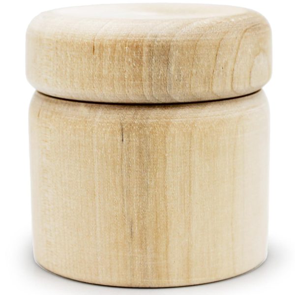 3pcs 2''x2'' Unfinished Wooden Boxes   Small Round Unpainted Storage Containers with Lids   DIY Craft Boxes for Jewelry Rings and Trinkets - Image 9