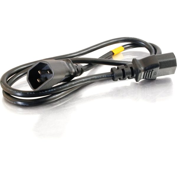 C2G 15ft 18 AWG Computer Power Extension Cord (IEC320C14 to IEC320C13) - Image 3