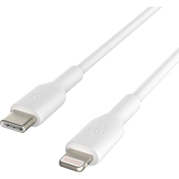 Belkin BoostCharge USB-C to Lightning Cable (1 meter / 3.3 foot, White) - Image 2