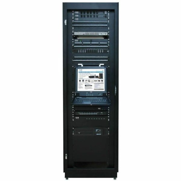 Eaton Tripp Lite Series 45U SmartRack Standard-Depth Server Rack Enclosure Cabinet with doors & side panels - Image 7
