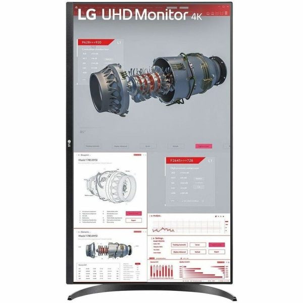LG 32BR55U-B 32" Class 4K UHD LCD Monitor - 16:9 - Image 7