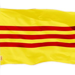 G128 South Vietnam Flag | 3x5 Ft | Printed 150D Polyester - Indoor/Outdoor, Vibrant Colors, Brass Grommets, Quality Polyester, Much Thicker More Durable Than 100D 75D Polyester