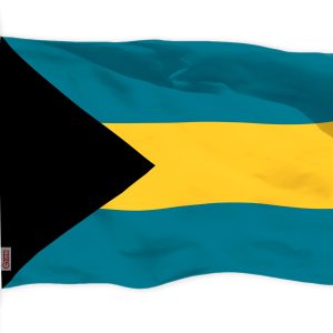 G128 Bahamas Bahamian Flag | 3x5 Ft | LiteWeave Pro Series Printed 150D Polyester | Country Flag, Indoor/Outdoor, Vibrant Colors, Brass Grommets, Thicker and More Durable Than 100D 75D Polyester