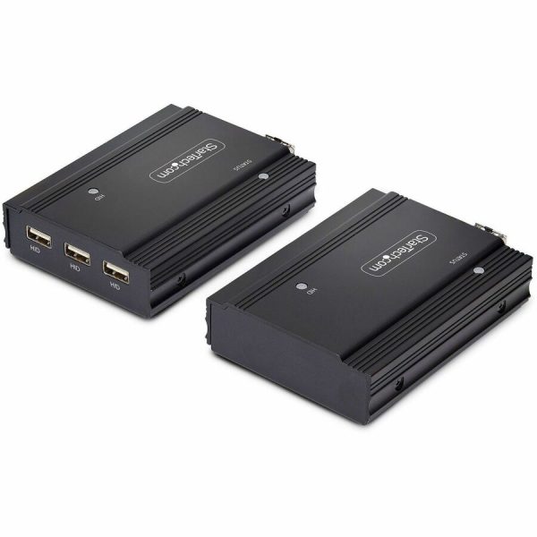 StarTech.com DisplayPort KVM Extender over Fiber Optic, 4K 60Hz, Console Extender Kit, Up to 984ft/300m (Multi-mode), 2x 10G SFP+ Modules - Image 2
