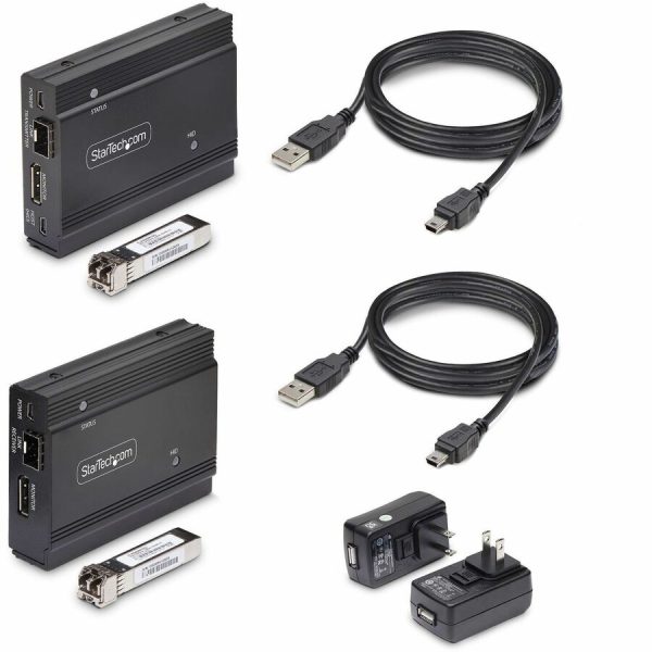 StarTech.com DisplayPort KVM Extender over Fiber Optic, 4K 60Hz, Console Extender Kit, Up to 984ft/300m (Multi-mode), 2x 10G SFP+ Modules - Image 5