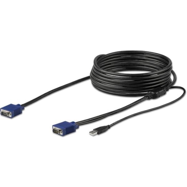 StarTech.com 15 ft. (4.6 m) USB KVM Cable for StarTech.com Rackmount Consoles - VGA and USB KVM Console Cable (RKCONSUV15) - Image 4