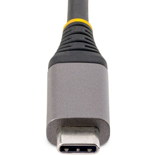 StarTech.com 3-Port USB-C Hub with Ethernet, 3x USB-A Ports, GbE, 5Gbps, Bus-Powered, 1ft/30cm Cable, Portable USB Type-C Expansion Hub - Image 4