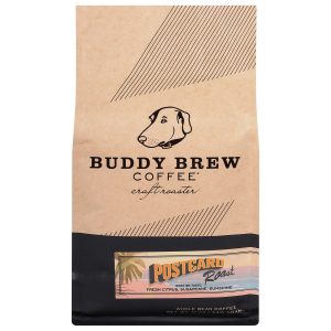 Buddy Brew - Coffee Whole Bean Postcard Roast - Case of 6-12 OZ