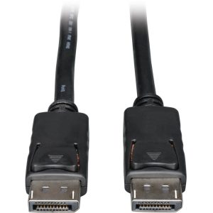 Eaton Tripp Lite Series DisplayPort Cable with Latching Connectors, 4K (M/M), Black, 25 ft. (7.62 m)