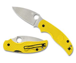 SPYDERCO SAGE 5 LW SALT 3" YELLOW