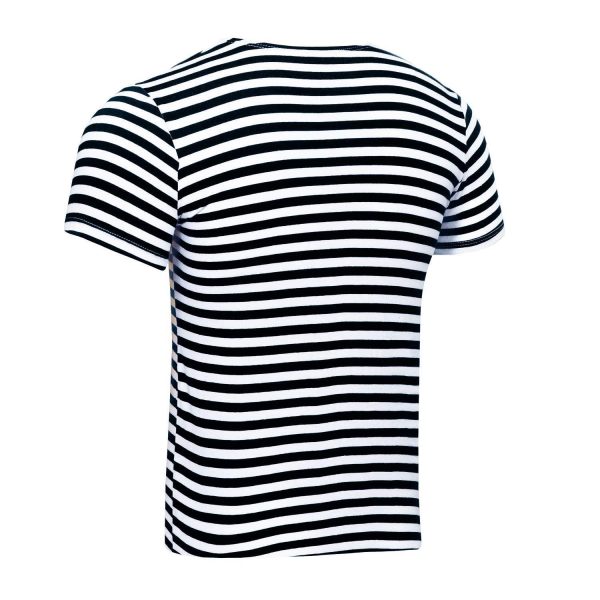 Genuine Russian Black Striped Paratrooper Short Sleeved Top T Shirt - Image 2