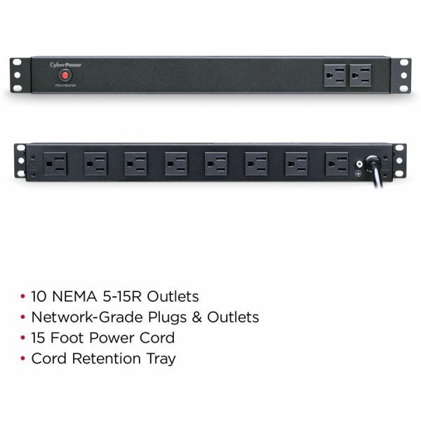 CyberPower PDU15B2F8R 100 - 125 VAC 15A Basic PDU - Image 2