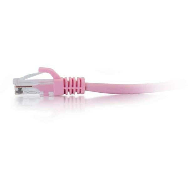 C2G 5ft Cat6 Ethernet Cable - Snagless Unshielded (UTP) - Pink - Image 4