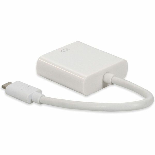 AddOn USB 3.1 (C) Male to DVI-I (29 pin) Female White Adapter - Image 3