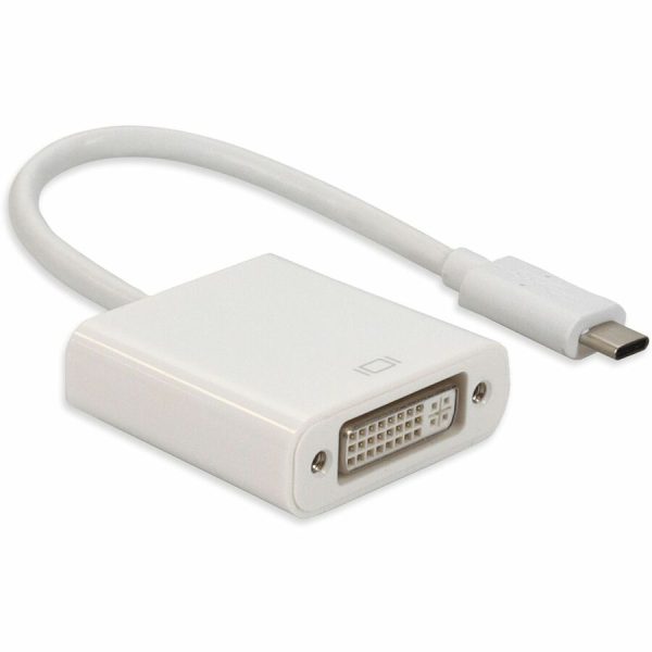 AddOn USB 3.1 (C) Male to DVI-I (29 pin) Female White Adapter - Image 7