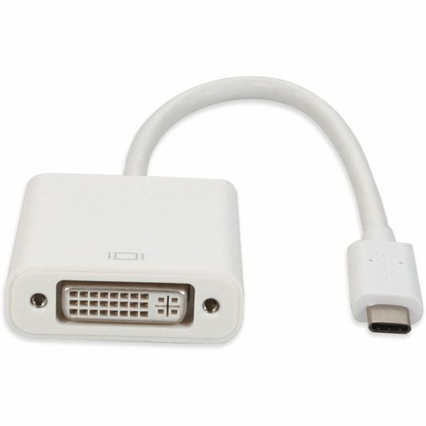 AddOn USB 3.1 (C) Male to DVI-I (29 pin) Female White Adapter - Image 8
