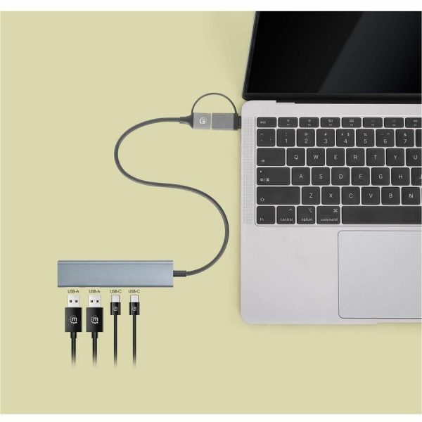 Manhattan 4-Port USB 3.0 Type-C / Type-A Combo Hub 2x2 - Image 7