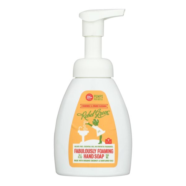 Rebel Green - Foam Soap Cham Orng - Case of 6-8.3 FZ