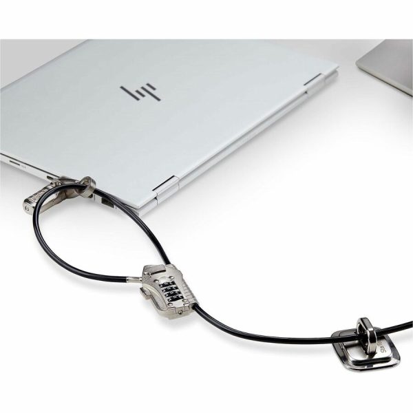 StarTech.com Laptop/Desktop & Peripheral Lock Kit, 9.8ft (3m) Steel Cable, Theft-Deterring Security Lock, K-Slot, For 3x Devices - Image 2