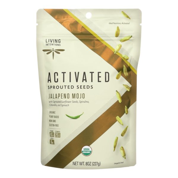 Living Intentions Organic Sprouted Seeds - Sunflower and Greens - Case of 6 - 8 oz. - Image 3