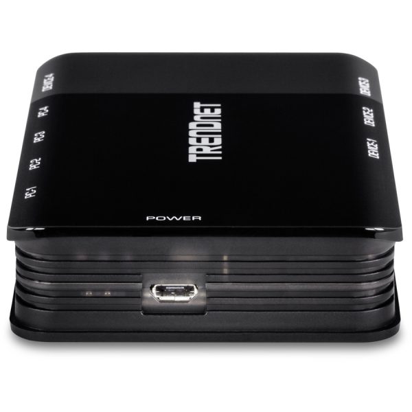TRENDnet 4 Computer 4-Port USB 3.1 Sharing Switch, TK-U404, 4 x USB 3.1 for Computers, 4 x USB 3.1 for Devices, Flash Drive Sharing, Scanners, Printers, Mouse, Keyboard, Windows & Mac Compatible - Image 4