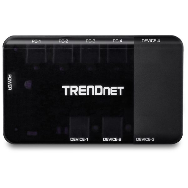 TRENDnet 4 Computer 4-Port USB 3.1 Sharing Switch, TK-U404, 4 x USB 3.1 for Computers, 4 x USB 3.1 for Devices, Flash Drive Sharing, Scanners, Printers, Mouse, Keyboard, Windows & Mac Compatible - Image 5