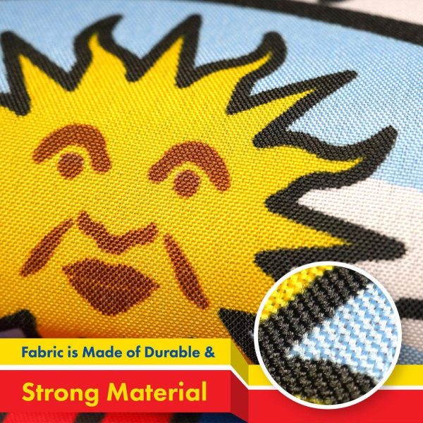 G128 2 Pack: Ecuador Ecuadorian Flag | 3x5 Ft | LiteWeave Pro Series Printed 150D Polyester | Country Flag, Indoor/Outdoor, Vibrant Colors, Brass Grommets, Thicker and More Durable Than 100D 75D Poly - Image 4