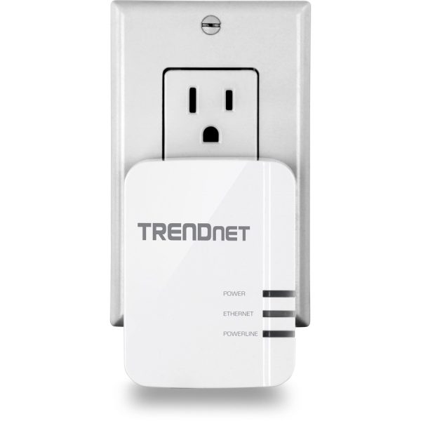 TRENDnet Powerline 1300 AV2 Adapter Kit, Includes 2 x TPL-422E Powerline Ethernet Adapters, IEEE 1905.1 & IEEE 1901, Gigabit Port, Range Up To 300m (984 ft), Simple Installation, White, TPL-422E2K - Image 3
