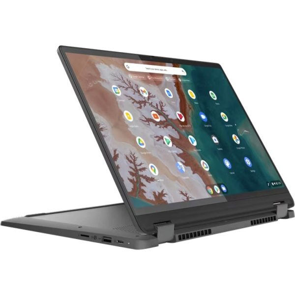 Lenovo Flex5 Chrome 14IAU 83AJ0000UX 14" Touchscreen Convertible 2 in 1 Chromebook - WUXGA - Intel Core i5 12th Gen i5-1235U - 8 GB - 256 GB SSD - English (US) Keyboard - Storm Gray - Image 2