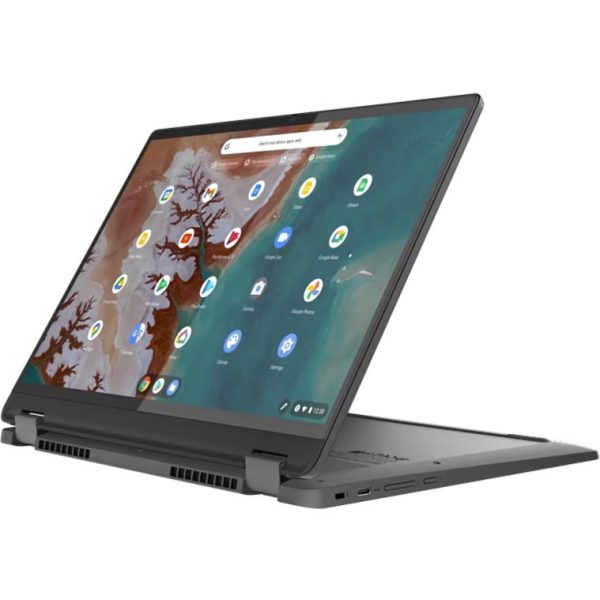 Lenovo Flex5 Chrome 14IAU 83AJ0000UX 14" Touchscreen Convertible 2 in 1 Chromebook - WUXGA - Intel Core i5 12th Gen i5-1235U - 8 GB - 256 GB SSD - English (US) Keyboard - Storm Gray - Image 3