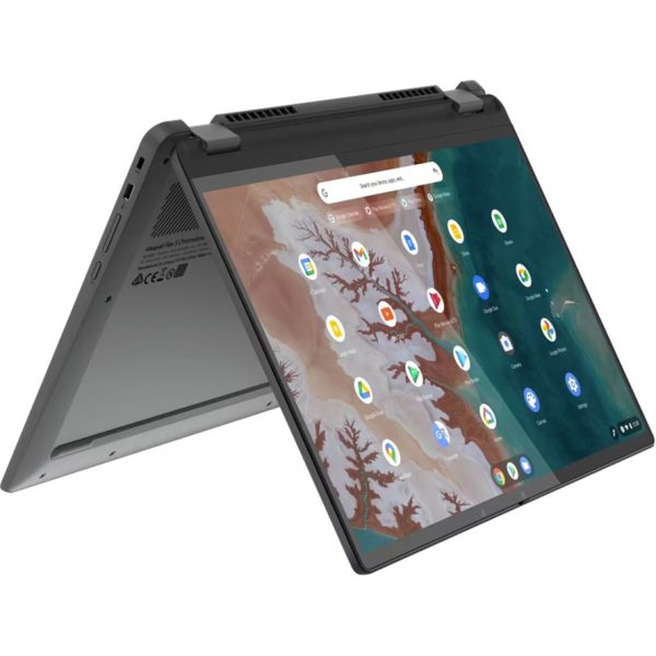 Lenovo Flex5 Chrome 14IAU 83AJ0000UX 14" Touchscreen Convertible 2 in 1 Chromebook - WUXGA - Intel Core i5 12th Gen i5-1235U - 8 GB - 256 GB SSD - English (US) Keyboard - Storm Gray - Image 9